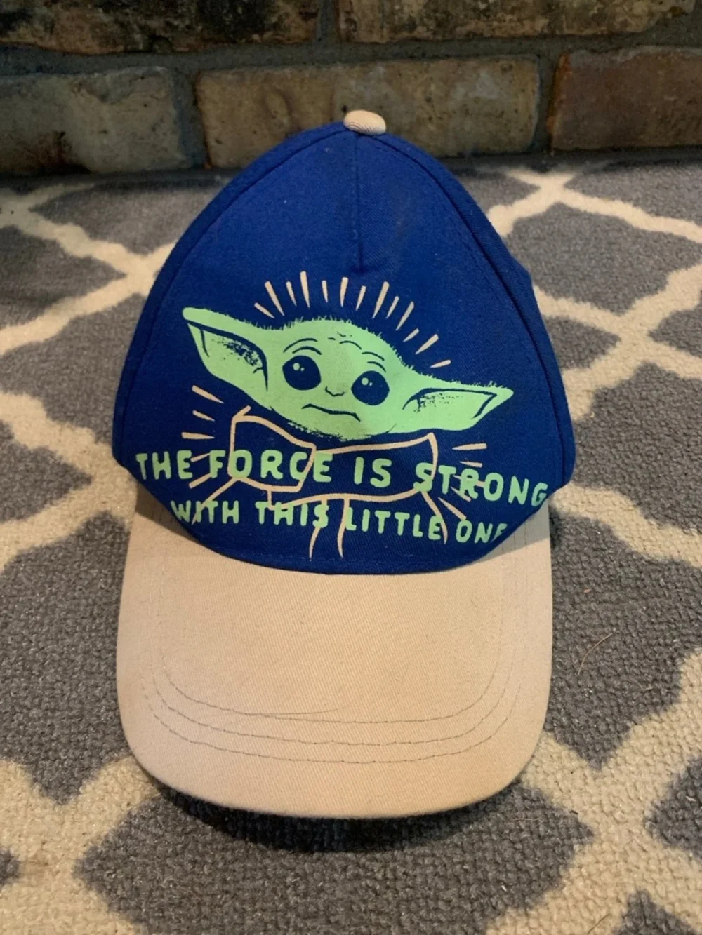 The Force is Strong With This Little One Baby Yoda Star Wars Boys Hat